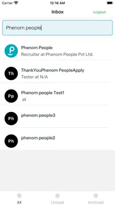 Phenom CRM Mobile screenshot 1