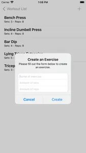 WorkoutBuilder! screenshot 2