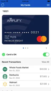 Amplify Mobile Card Control screenshot 3