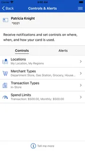 Amplify Mobile Card Control screenshot 4