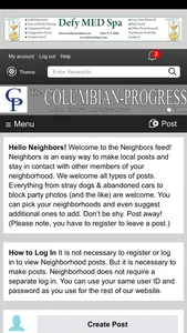 Columbian-Progress screenshot 4