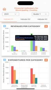 Municipal Indicators Dashboard screenshot 3