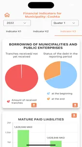 Municipal Indicators Dashboard screenshot 5