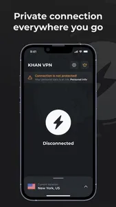 KhanVPN - VPN Location Changer screenshot 0