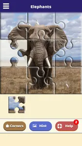 Elephant Love Puzzle screenshot 0