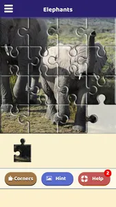 Elephant Love Puzzle screenshot 1