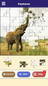 Elephant Love Puzzle screenshot 2