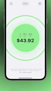 Moneyvated: Money Income Timer screenshot 5