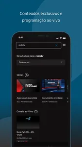 RedeTV! GO screenshot 2