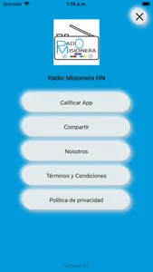 Radio Misionera HN screenshot 2