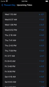 Ebb and Flow Tide Clock screenshot 2