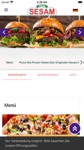 Sesam Pizza screenshot 0