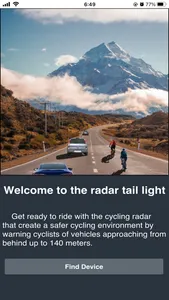 cycling radar app screenshot 1