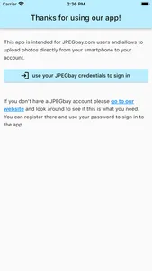 JPEGbay uploader screenshot 0