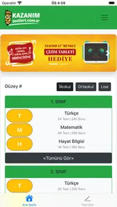 Kazanım Testleri Çöz screenshot 0