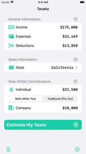 Taxatio - Tax Calculator screenshot 0