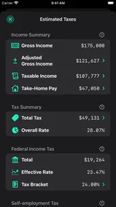 Taxatio - Tax Calculator screenshot 4