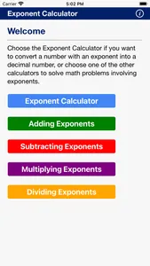 Exponent Calculator screenshot 0