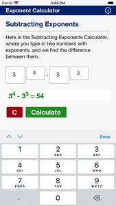 Exponent Calculator screenshot 3