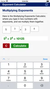 Exponent Calculator screenshot 4