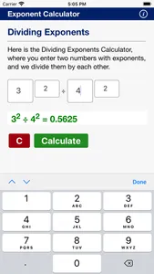 Exponent Calculator screenshot 5