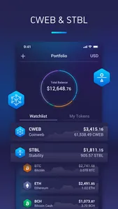 Coinweb Wallet screenshot 1