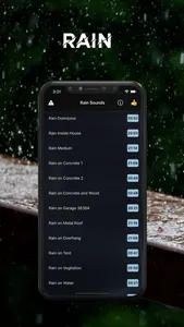 Rain Sounds for Sleeping Calm screenshot 0