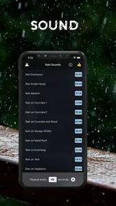 Rain Sounds for Sleeping Calm screenshot 1