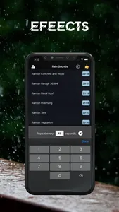 Rain Sounds for Sleeping Calm screenshot 2
