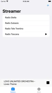 Streamer: Simple Web Radio screenshot 0