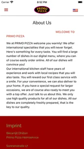 Primo Pizza Heimservice screenshot 0