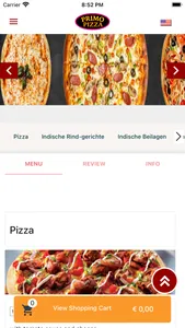 Primo Pizza Heimservice screenshot 1