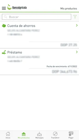 Móvil Banking Bagricola screenshot 2