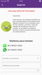 Unifibra Telecom screenshot 2