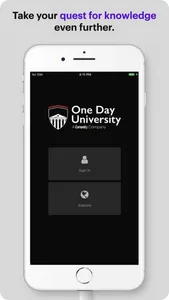 One Day University screenshot 0