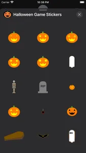 Halloween Game Stickers screenshot 1