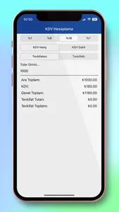 KDV Hesaplaması screenshot 1