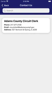 Adams County Circuit Clerk IL screenshot 2