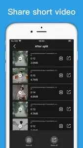 Video splitter - Split Videos screenshot 3