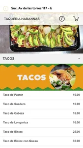 Taquerias Habannas screenshot 1