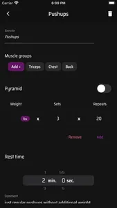 TRYHARD – Workout calendar screenshot 6