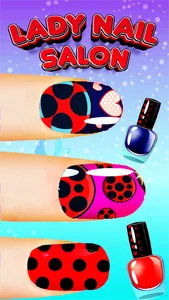 Fashion Ladybug Nail Salon 3D screenshot 1