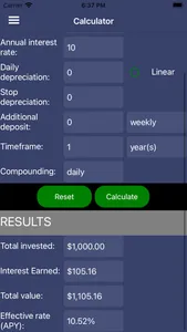 Compound Interest Calc. screenshot 2