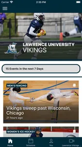 Lawrence University Athletics screenshot 0