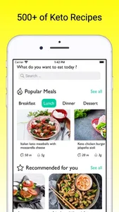Keto Diet Meal Plans screenshot 2