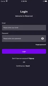 iReserved - Make life easier screenshot 1
