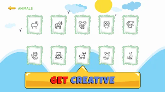 Coloring book kids learning screenshot 2