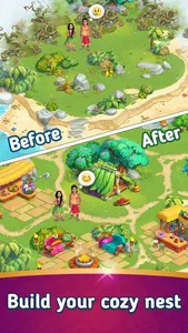 Merge Islanders: Tropical Town screenshot 2