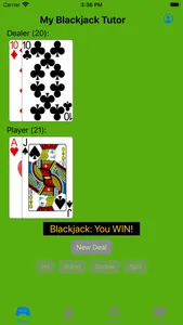 MyBlackjackTutor screenshot 1