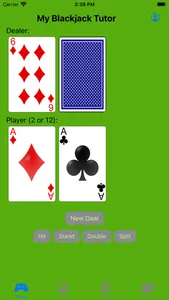 MyBlackjackTutor screenshot 2